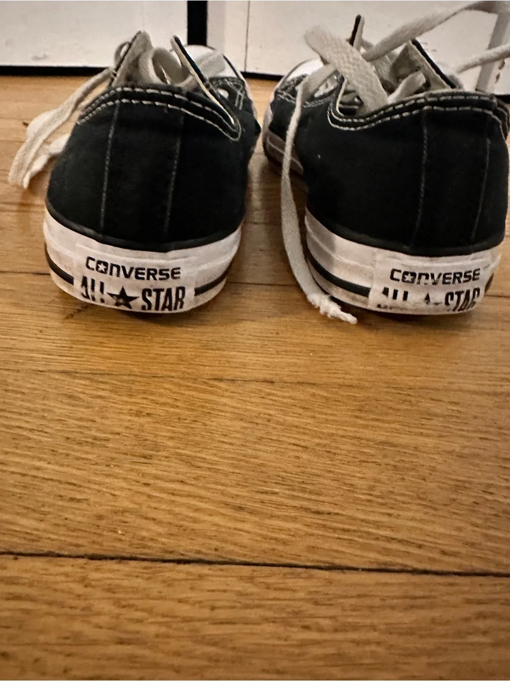 Converse Black Low Top Canvas Sneakers - Picture 3 of 5
